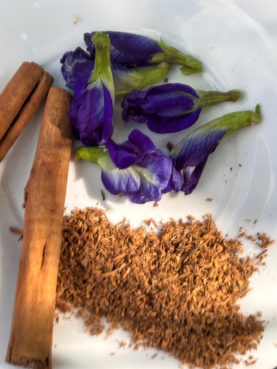 Ramas de canela frescas