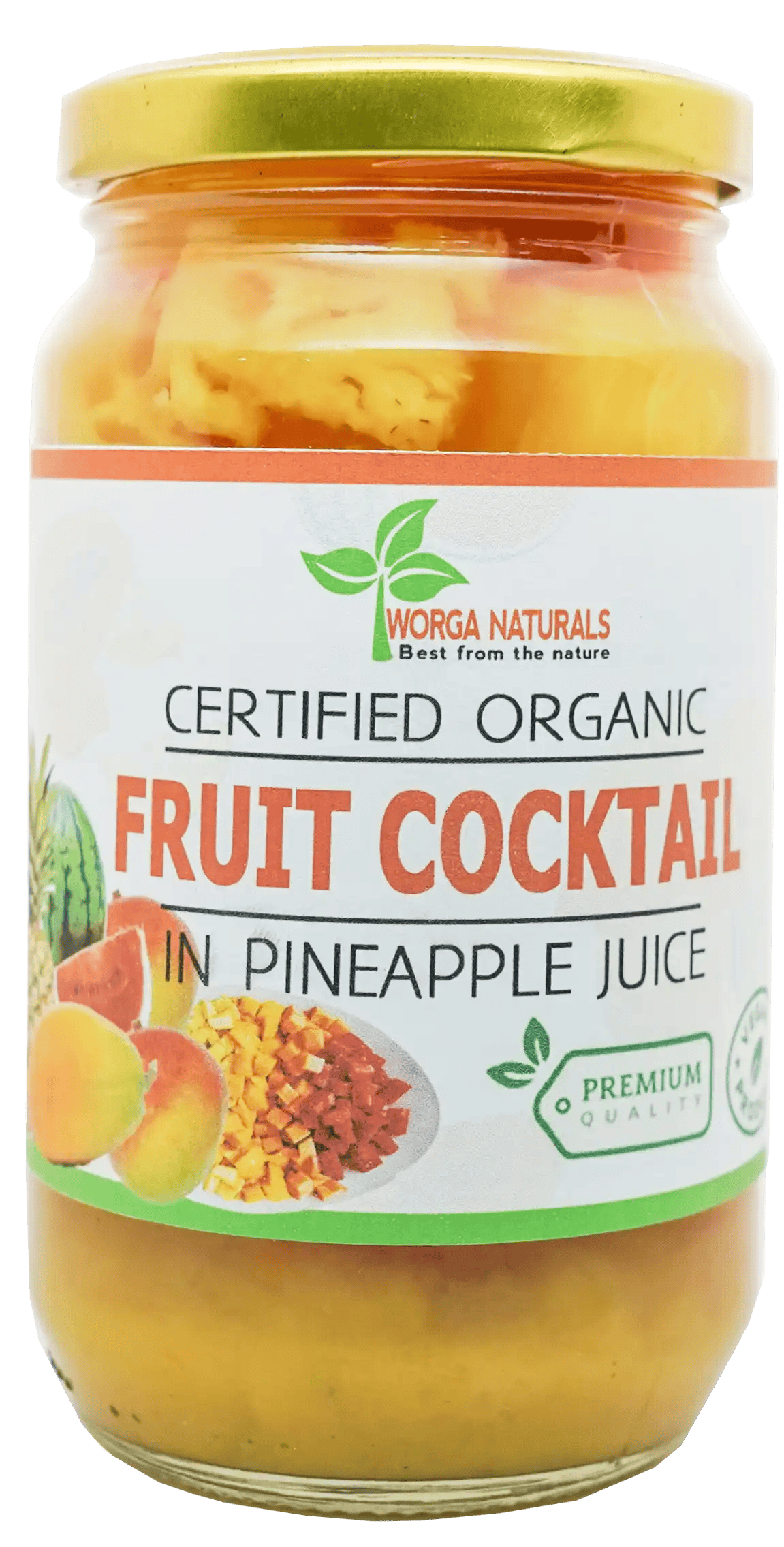 Organic Fruit Cocktail in Pineapple Juice